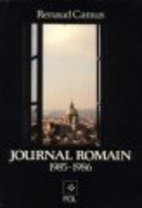 Journal romain, 1985-1986 by Renaud Camus