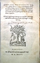 Ammiani Marcellini Rerum gestarum libri 18,…