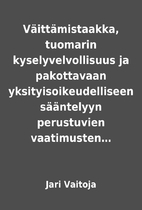 Väittämistaakka, tuomarin…