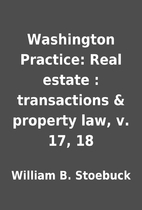 Washington Practice: Real estate :…