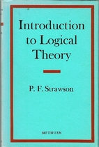 Introduction to Logical Theory by P. F.…