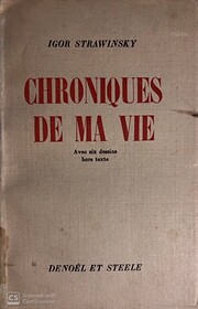 Chroniques de ma vie, vol. I – tekijä:…
