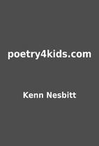 poetry4kids.com by Kenn Nesbitt