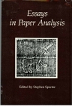 Essays in Paper Analysis by Stephen Spector