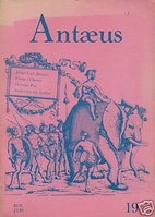 Antaeus 19, Autumn, 1975 by Daniel Halpern