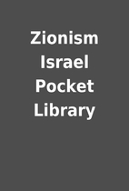 Zionism Israel Pocket Library