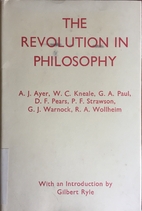 The Revolution in Philosophy by A. J. Ayer