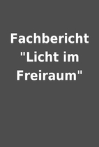 Fachbericht Licht im Freiraum