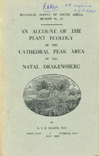 An account of the plant ecology of the…