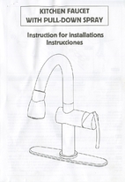 Kitchen faucet with pull-down spray :…
