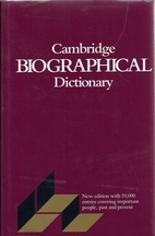 The Cambridge Biographical Dictionary by…