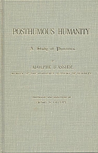 Posthumous Humanity: A Study of Phantoms…