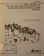 Final Report of the 1985 and 1986 Field…