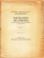 Katalogo de lingvoj naturaj, popolaj,…