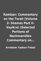 Ramban: Commentary on the Torah (Volume 3:…