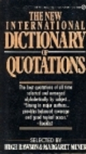 Dictionary of Quotations, The New…