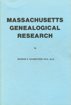 Massachusetts Genealogical Research by…