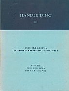 Handleiding bij prof. dr. J.L. Bouma…