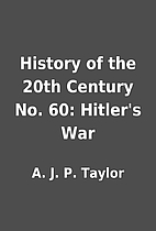 History of the 20th Century No. 60: Hitler's…