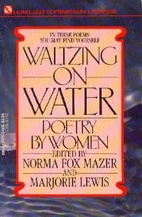 Waltzing on Water by Norma Mazer