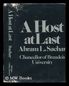 A host at last by Abram Leon Sachar