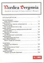 Hilsen til Leif Longum. Nordica Bergensia nr…