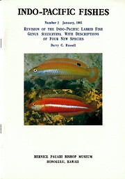 Revision of the Indo Pacific Labrid Fish…