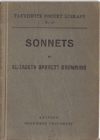 Sonnets by E.B.B. by Elizabeth Barrett…