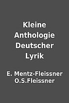Kleine Anthologie Deutscher Lyrik by E.…