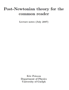 Post-Newtonian Theory for the Common Reader…