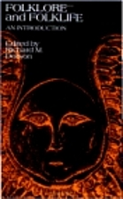Folklore and Folklife: An Introduction by…