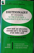 Dictionary of Modern Acronyms &…