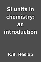 SI units in chemistry: an introduction by…