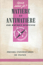 Matter and Antimatter by Maurice Duquesne