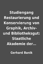 Studiengang Restaurierung und Konservierung…
