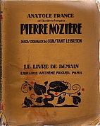 Pierre Nozière by Anatole France