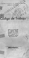 Código de trabajo : votado por la Ley no.…