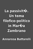 La passivit. Un tema filofico-politico in…