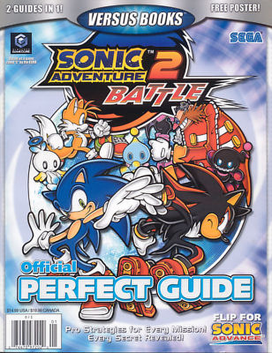 Sonic Advance Sonic Adventure Battle Official Perfect Guide By Versus