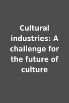 Cultural industries: A challenge for the…