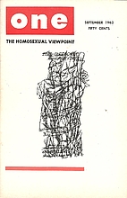 ONE Magazine Should A Homosexual Be Advised…