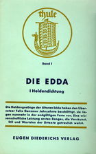 Die Edda 1 Heldendichtung by Felix Genzmer