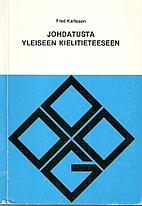 Johdatusta yleiseen kielitieteeseen by Fred…