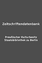 Zeitschriftendatenbank by Preußischer…