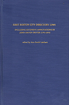 First Boston city directory (1789):…