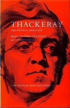Thackeray: The Critical Heritage by Geoffrey…