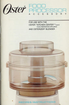 Oster Food Processor Accessory (1985) by…