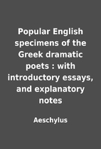 Popular English specimens of the Greek…