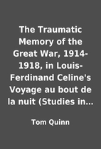 The Traumatic Memory of the Great War,…
