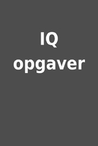 IQ opgaver